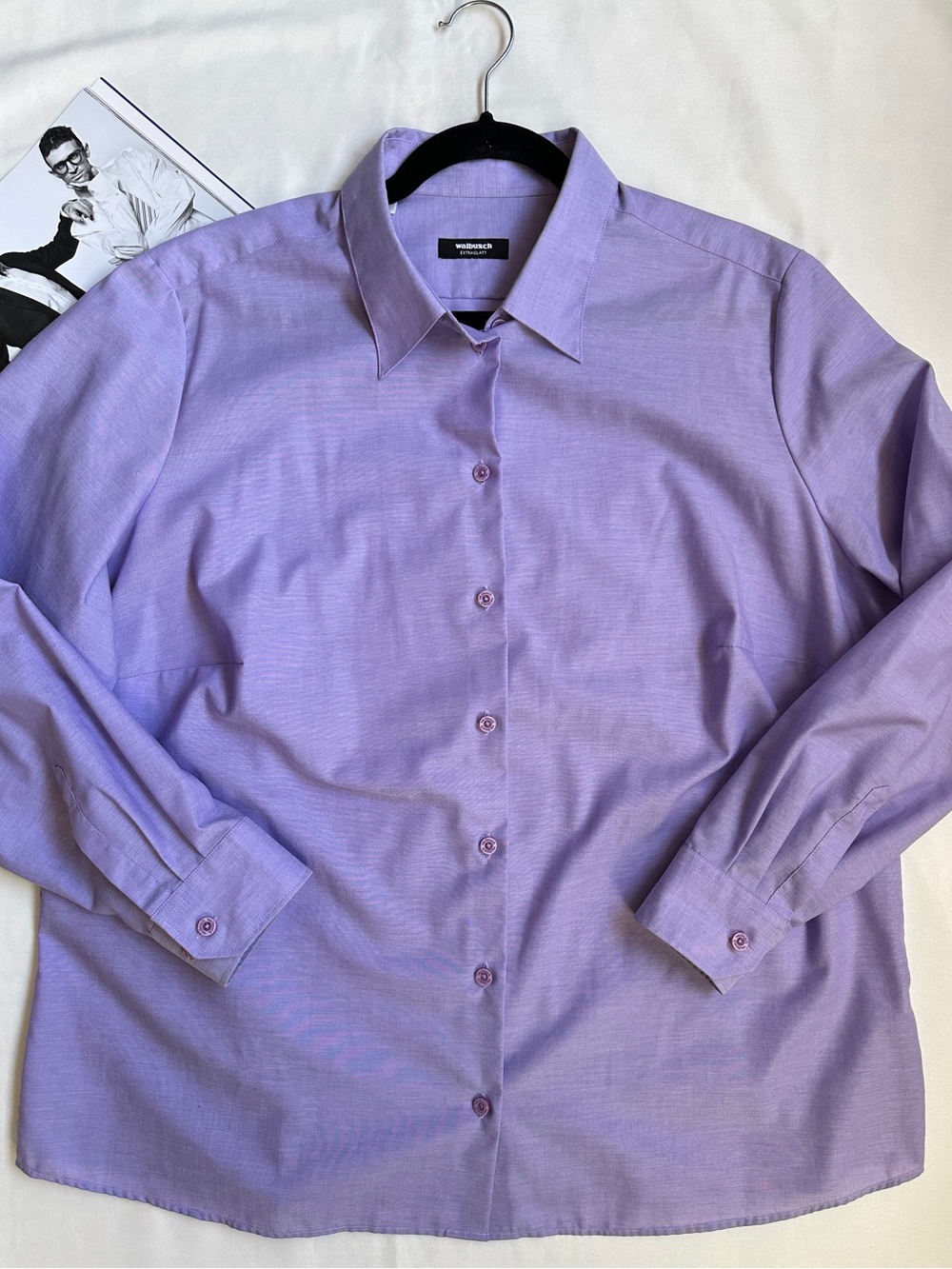 $3/50Lavender Button-Front Women's Blouse